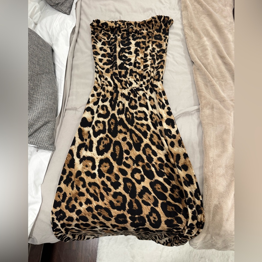 Cheetah maxi dress